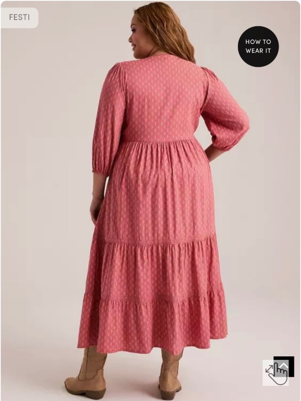 Torrid pink maxi dress - Picture 2 of 3